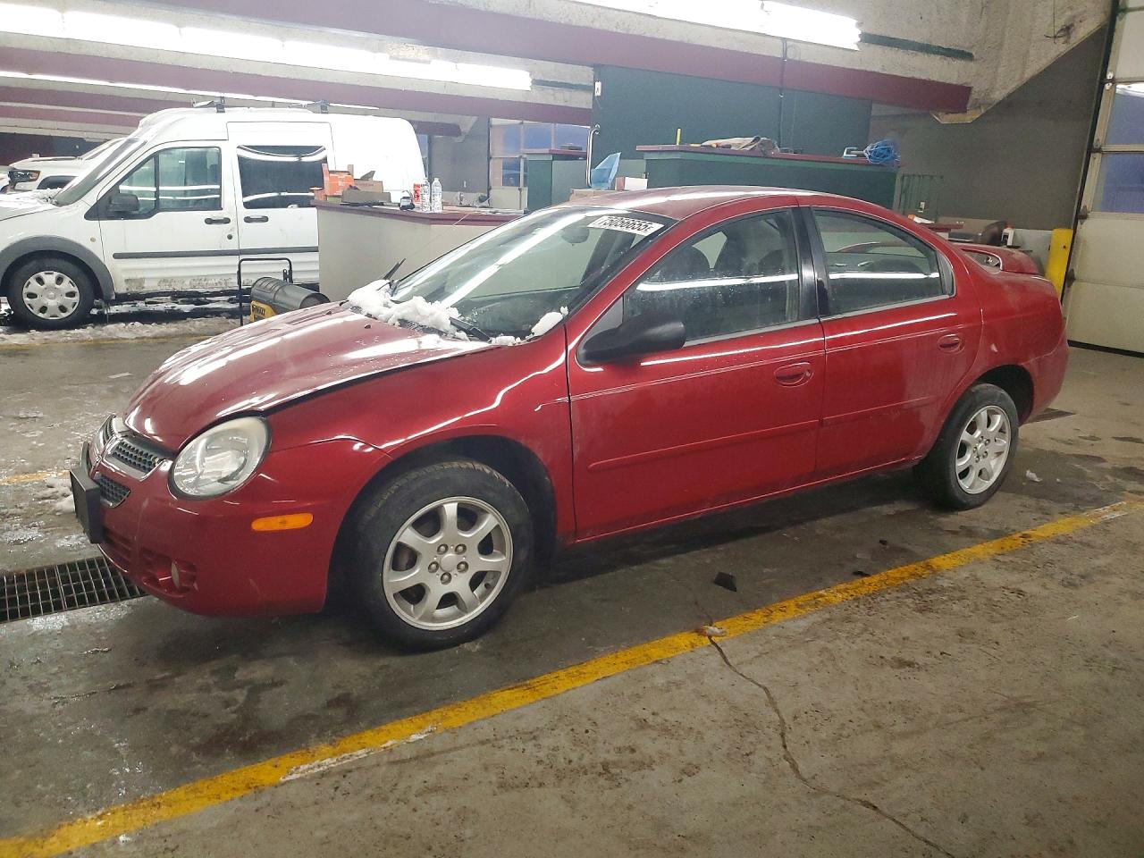 2005 Dodge Neon SXT, VIN 1B3ES56C95D238039 — Перед