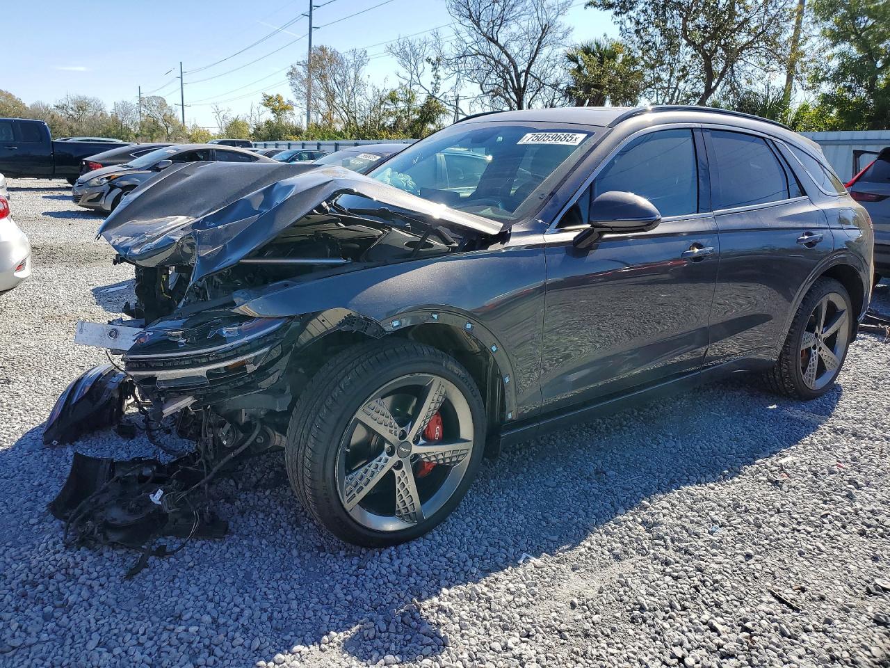 2022 Genesis GV70 Sport, VIN KMUMCDTC6NU077507 — Front end