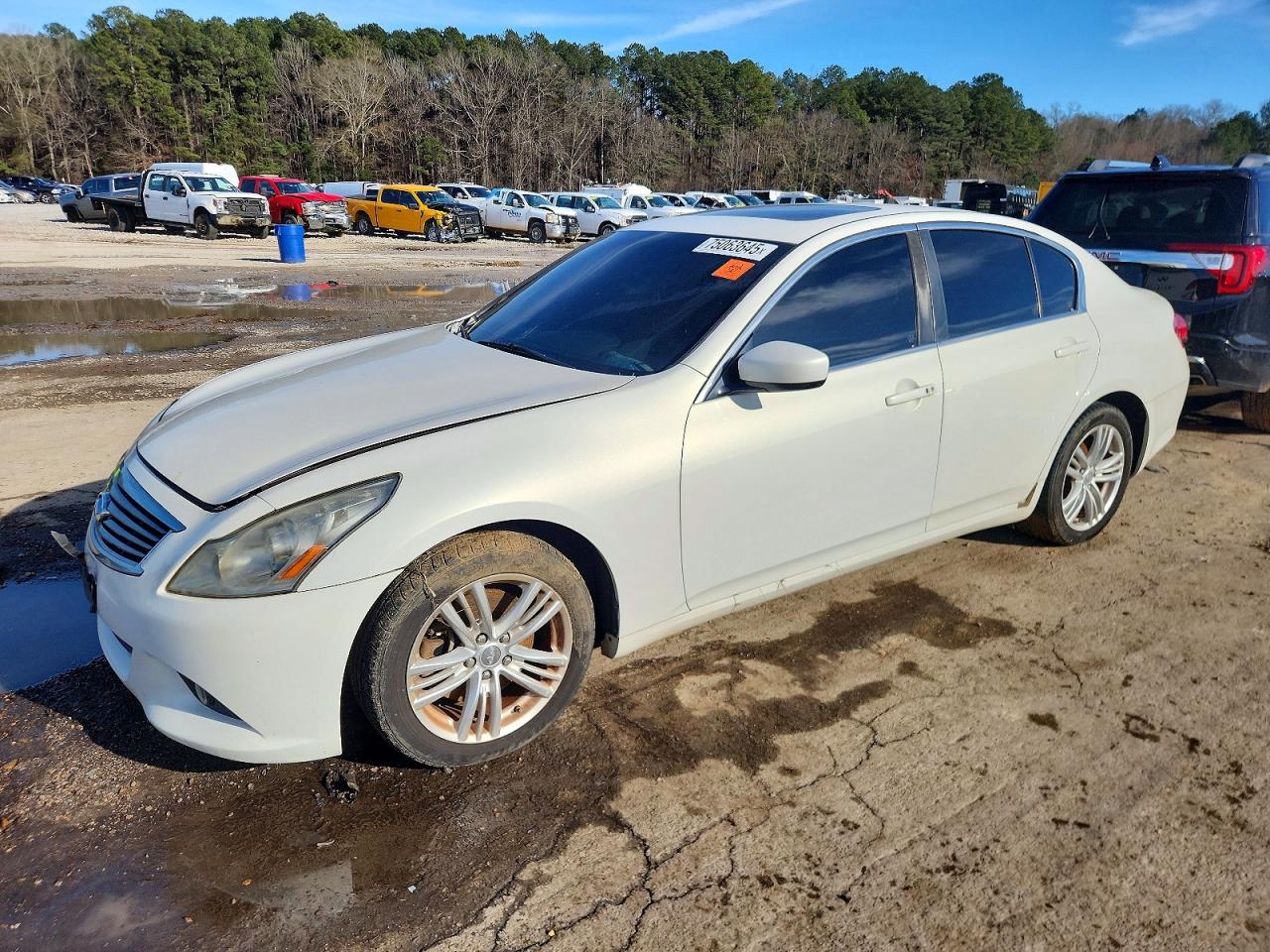 2013 Infiniti G37 x, VIN JN1CV6AR3DM757331 — Water / flood