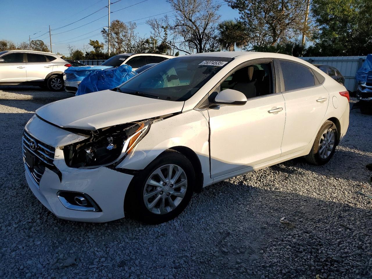 2022 Hyundai Accent SE, VIN 3KPC24A64NE162889 — Front end