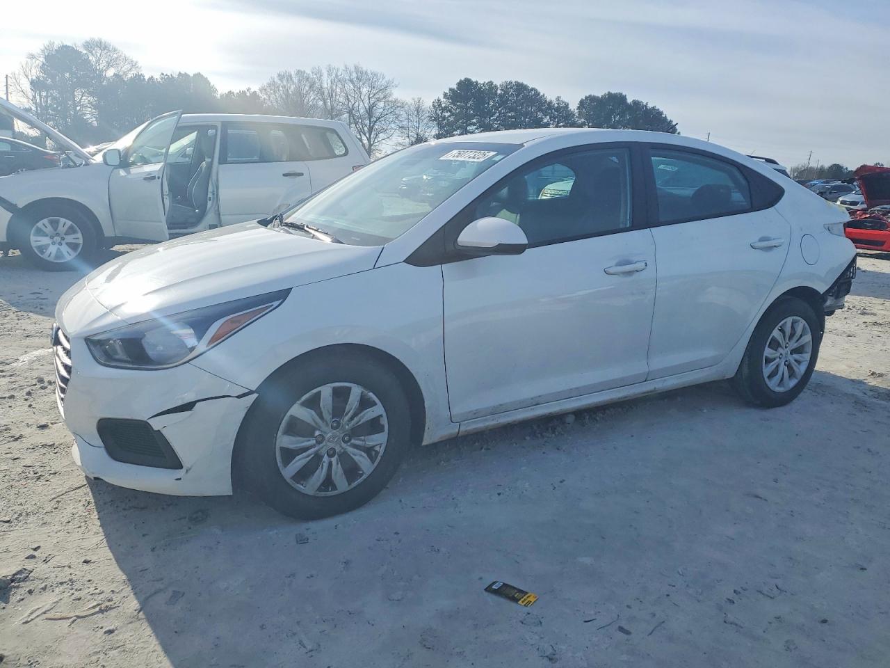 2022 Hyundai Accent SE, VIN 3KPC24A67NE179301 — Rear end