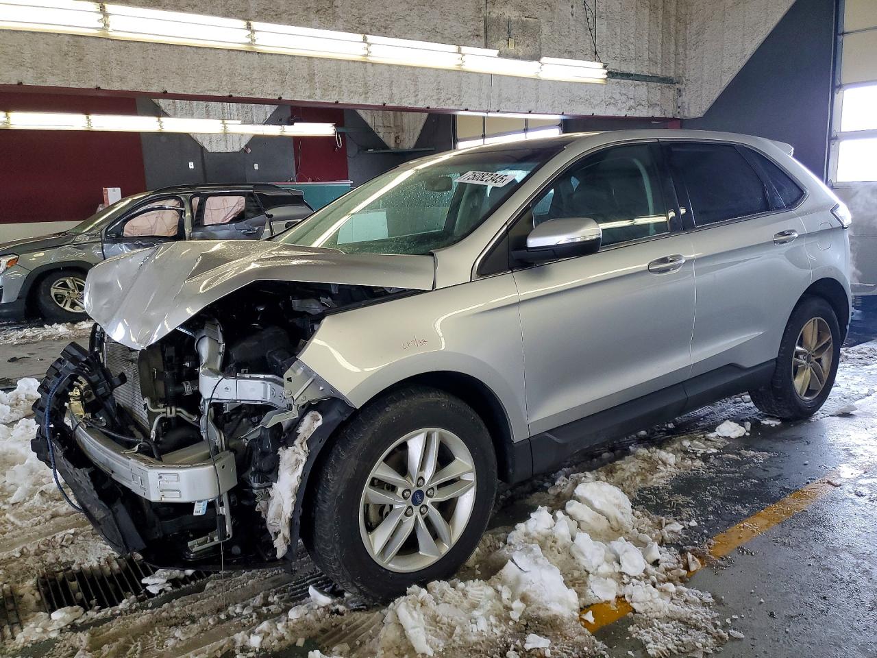 2017 Ford Edge SEL, VIN 2FMPK3J9XHBC44347 — Front end