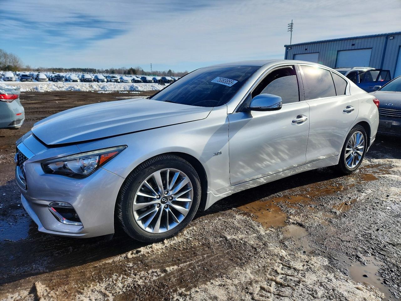 2019 Infiniti Q50 Luxe, VIN JN1EV7AR5KM550726 — Water / flood