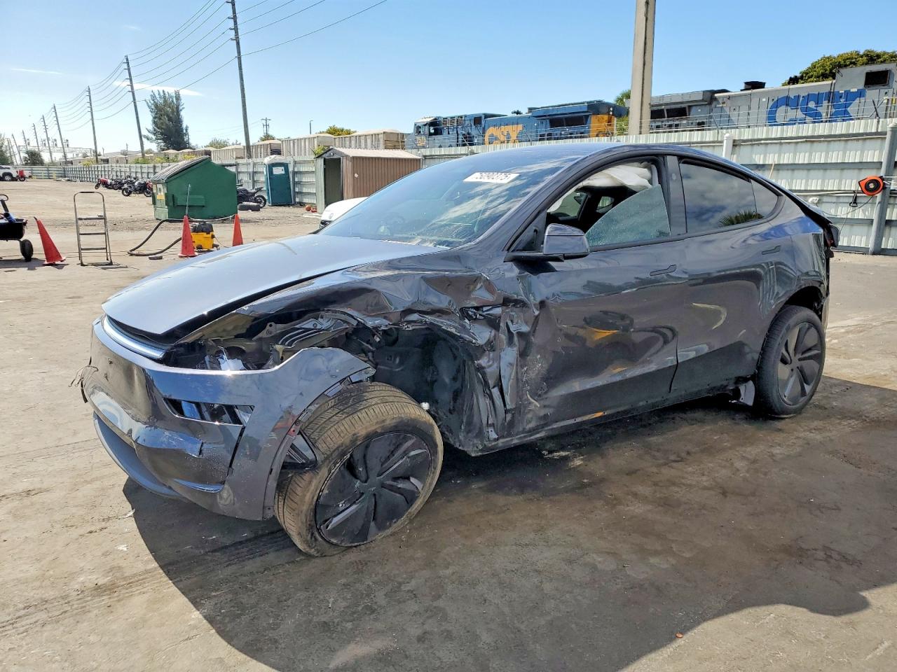 2026 Tesla Model Y Long Range, VIN 7SAYGDED3TA464455 — All over