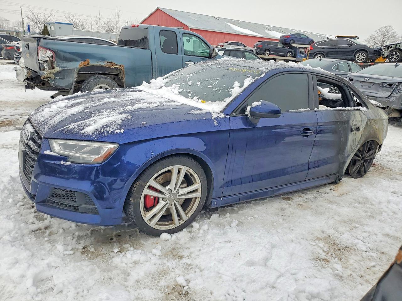 2018 Audi S3 Prestige, VIN WAUF1GFF9J1048388 — Vandalism