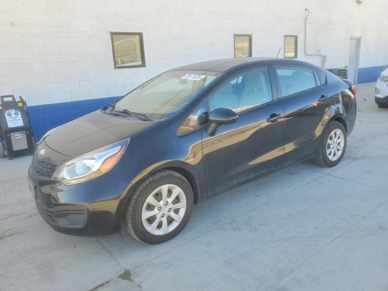 2013 Kia Rio LX, VIN KNADM4A31D6222195 — Rear end