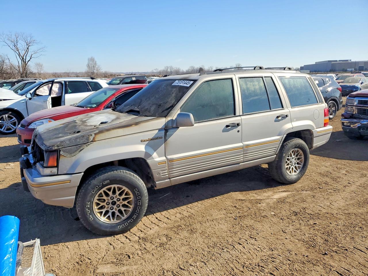 1994 Jeep Grand Cherokee Limited, VIN 1J4GZ78Y8RC349498 — Burn