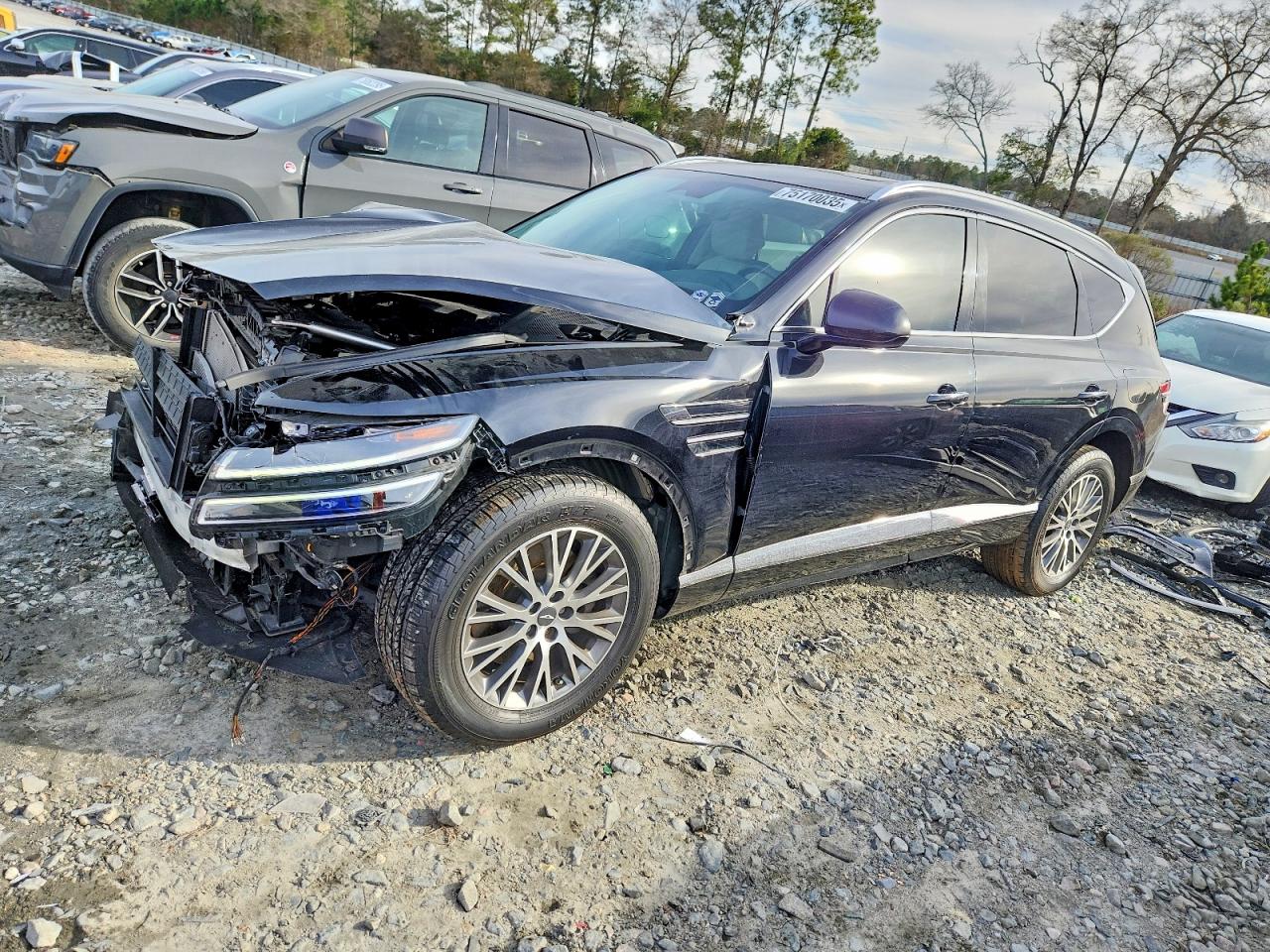 2021 Genesis GV80, VIN KMUHBDSB8MU060249 — Front end