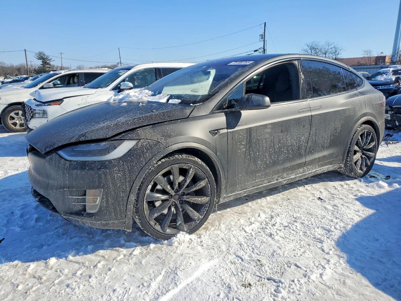 2019 Tesla Model X 75D, VIN 5YJXCDE22KF150820 — Vandalism