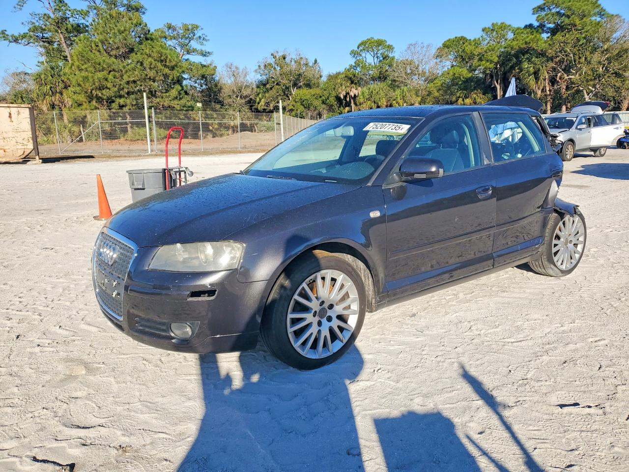 2007 Audi A3, VIN WAUNF78P87A136778 — Зад