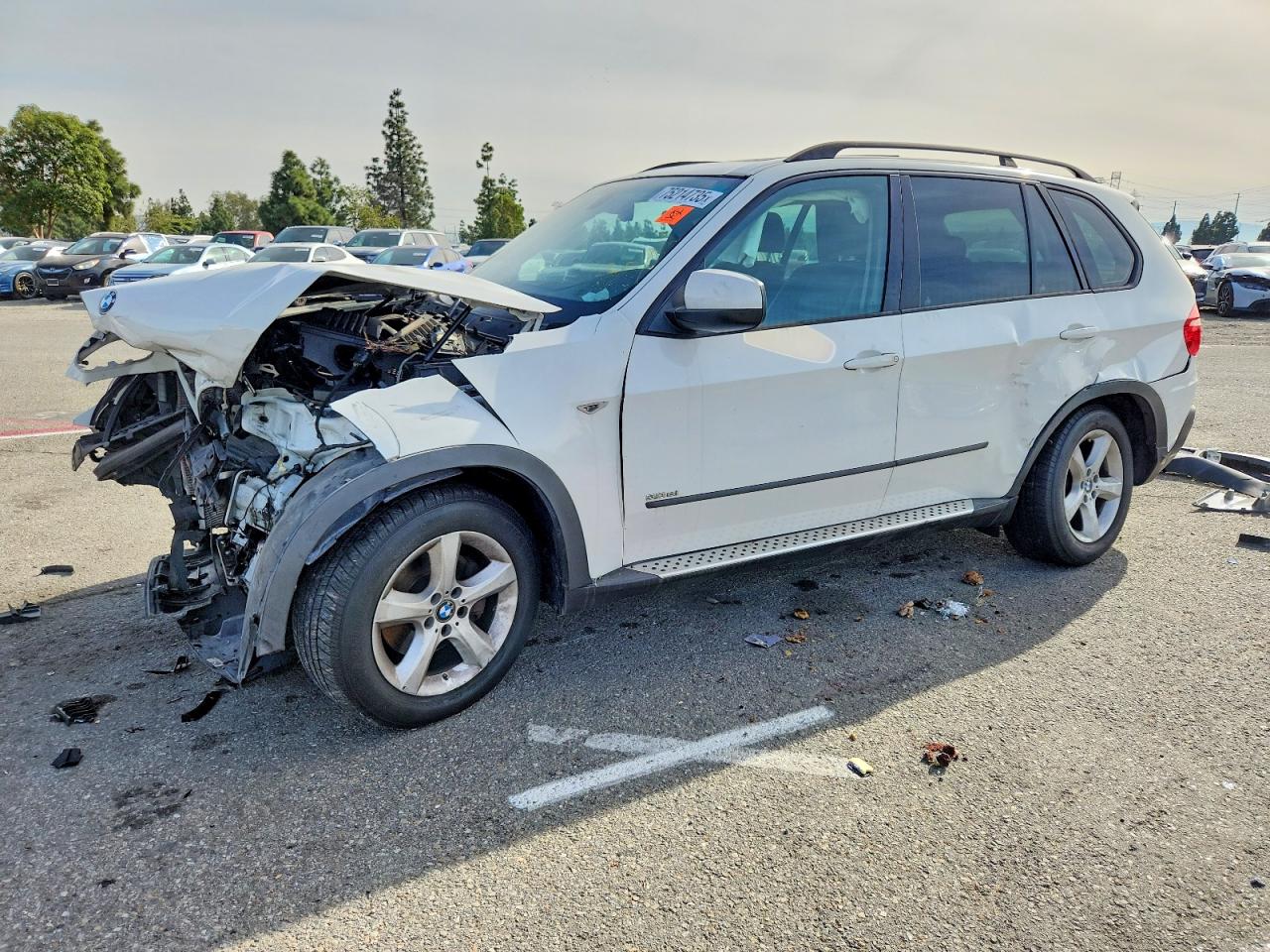 2007 BMW X5 3.0si, VIN 5UXFE43597L039154 — Front end