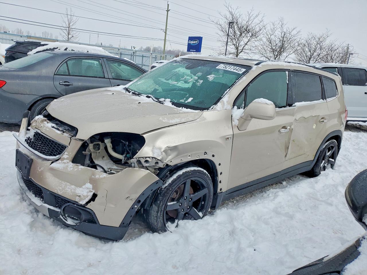2013 Chevrolet Orlando, VIN KL77P3ET9DK041698 — Undercarriage