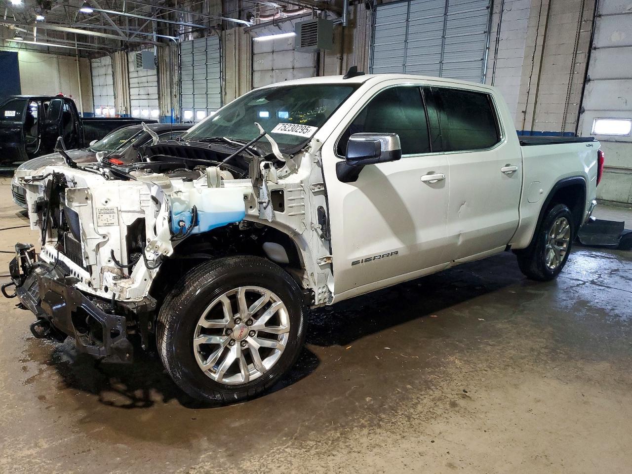 2021 GMC Sierra 1500 SLE, VIN 3GTU9BET8MG312946 — Stripped