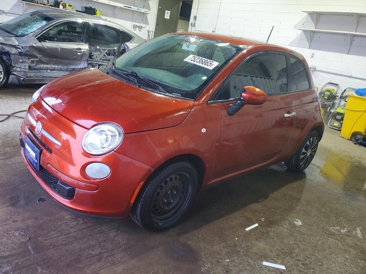 2012 FIAT 500 Pop, VIN 3C3CFFAR2CT339964 — Hail