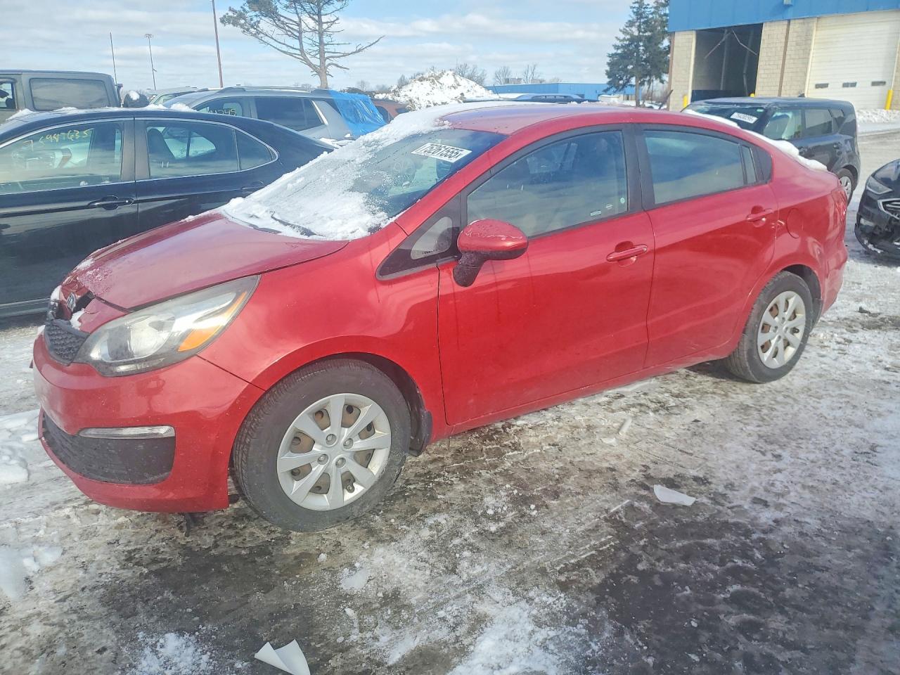 2017 Kia Rio LX, VIN KNADM4A32H6035506 — Перед