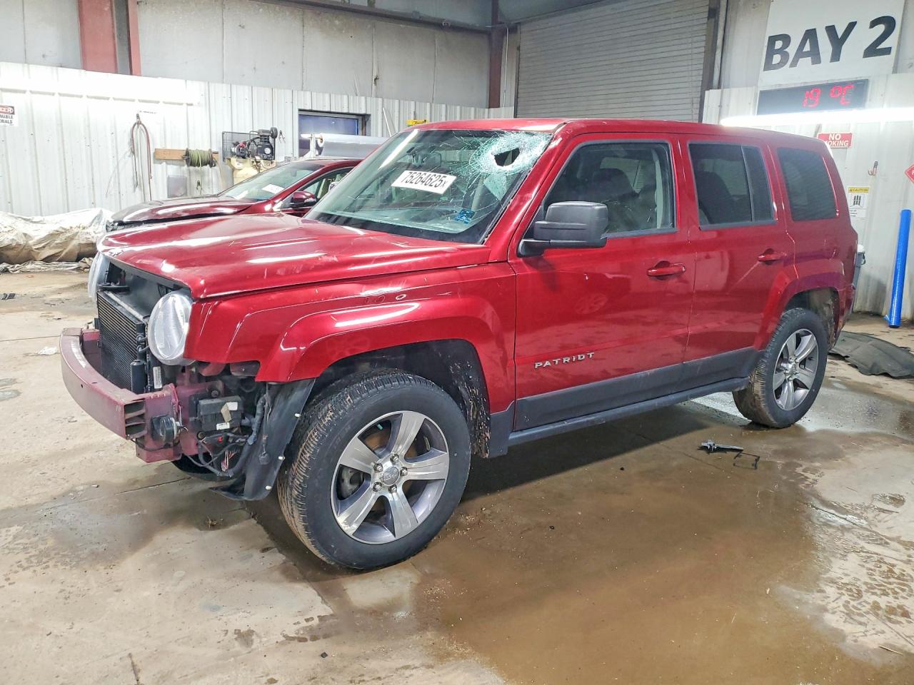2017 Jeep Patriot Latitude, VIN 1C4NJRFB1HD114495 — Vandalism