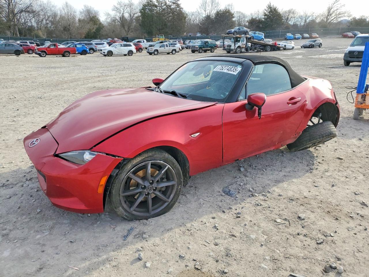 2016 Mazda MX-5 Miata Grand Touring, VIN JM1NDAD75G0116361 — Side