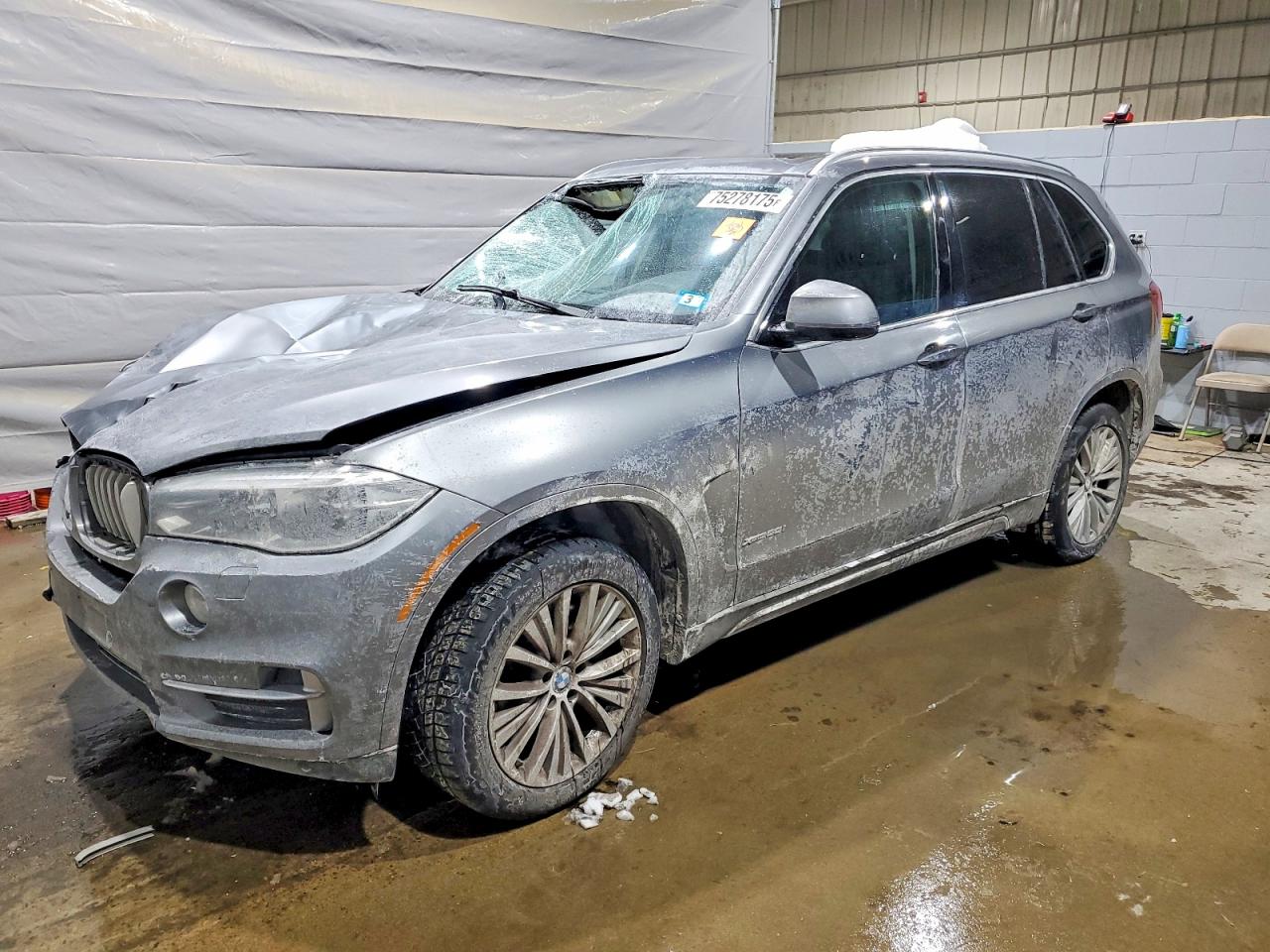 2016 BMW X5 xDrive50i, VIN 5UXKR6C57G0J80658 — Frame damage