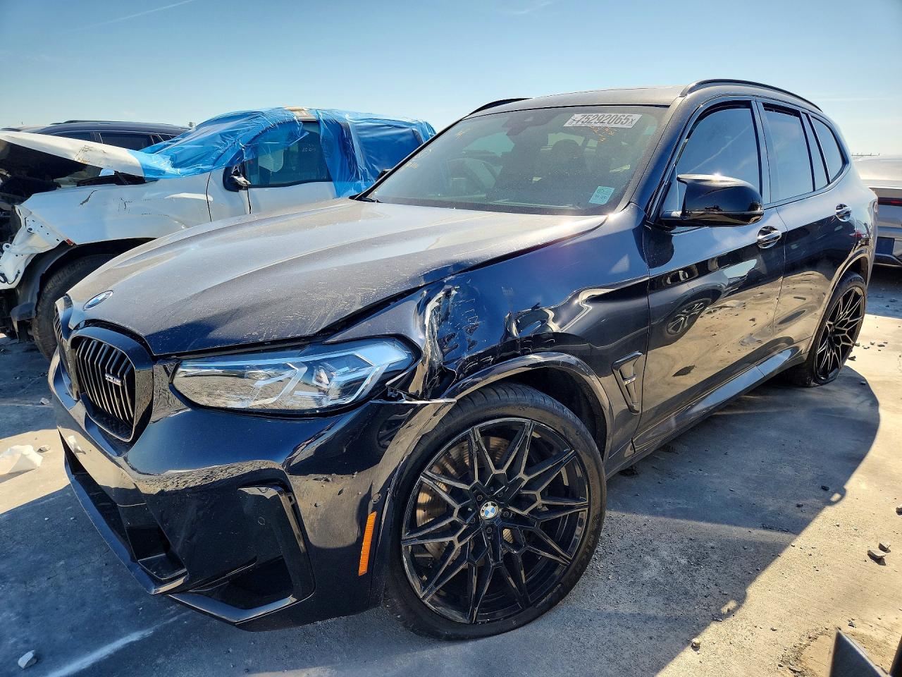 2022 BMW X3 M, VIN 5YM13EC08N9K15799 — Front end