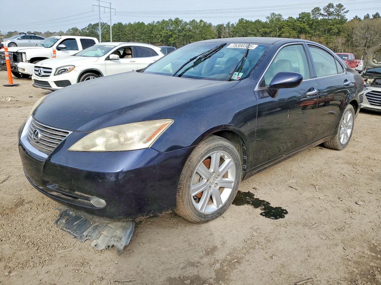 2008 Lexus ES 330, VIN JTHBJ46G882231891 — Interior fire