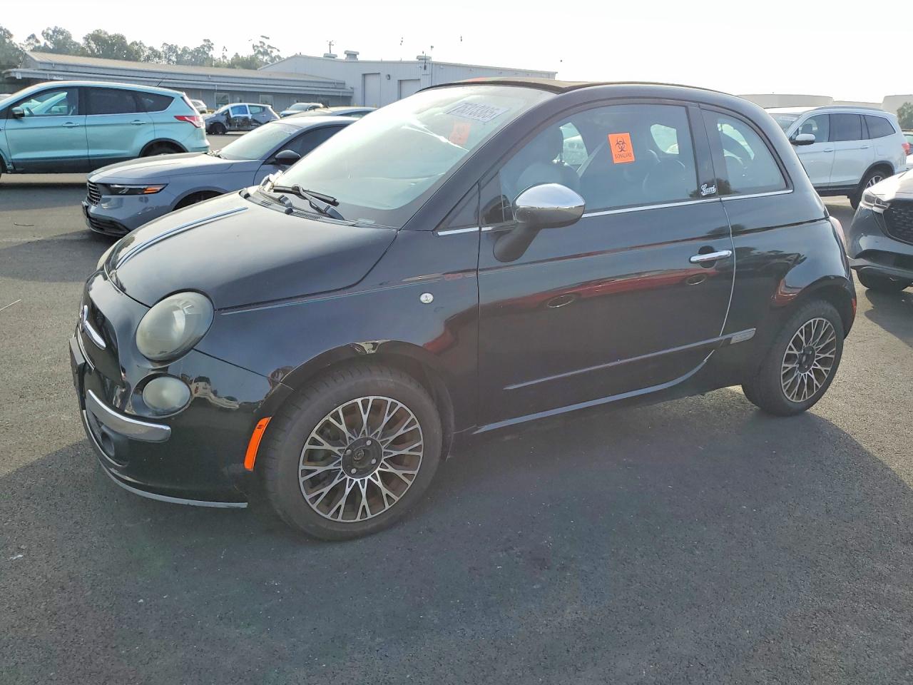 2013 FIAT 500 Lounge, VIN 3C3CFFER4DT707556 — Roof