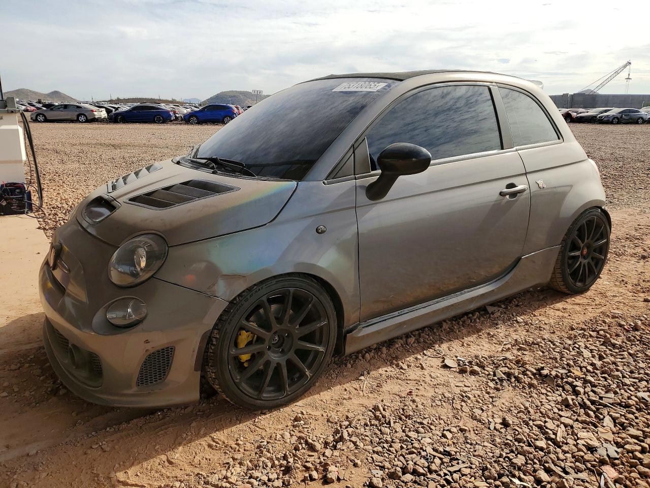 2014 FIAT 500 GQ Edition, VIN 3C3CFFJH4ET190144 — Rear end