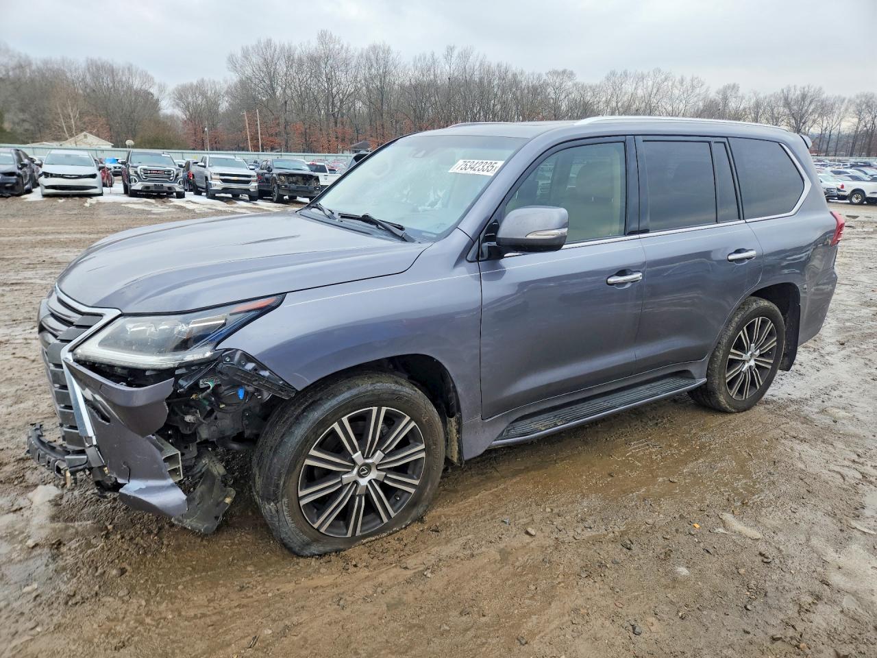 2018 Lexus LX 570, VIN JTJHY7AX4J4264197 — Front end