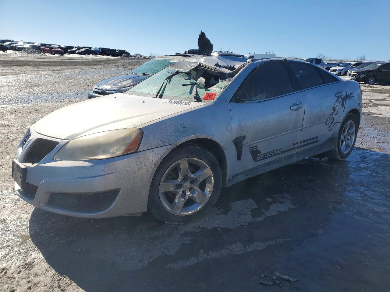 2010 Pontiac G6 1SC, VIN 1G2ZA5EB4A4166483 — Крыша