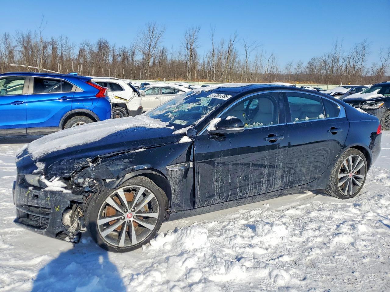 2018 Jaguar XE 25t Prestige, VIN SAJAK4FX9JCP28380 — Front end