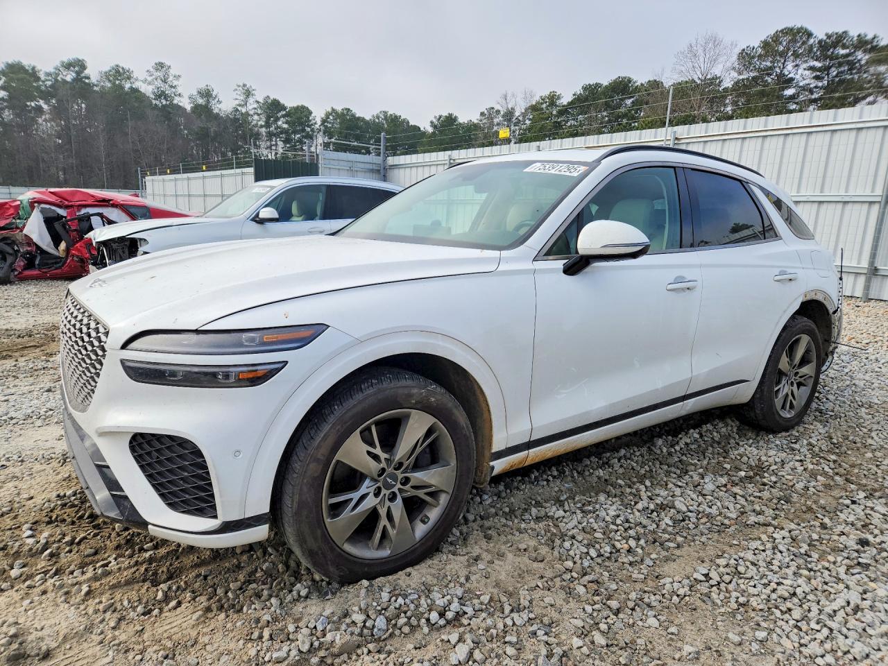 2022 Genesis GV70 Sport, VIN KMUMCDTC7NU073157 — Rear end