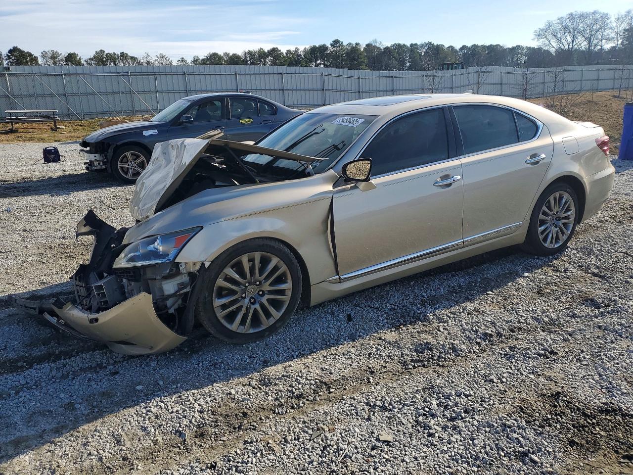 2017 Lexus LS 460, VIN JTHBL5EF4H5145968 — Front end