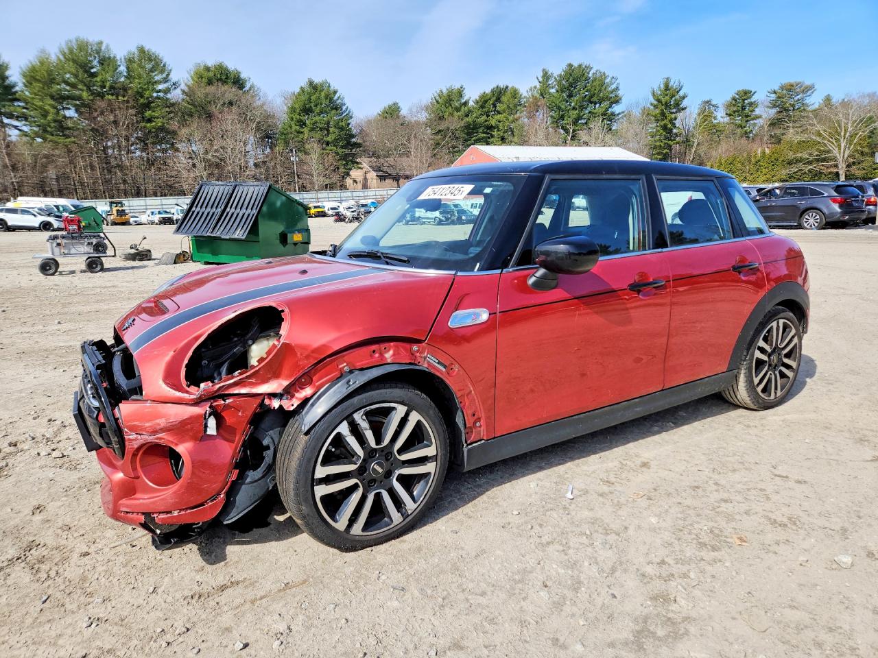2021 MINI Hardtop 4 Door Cooper S, VIN WMWXU9C01M2N39995 — Front end