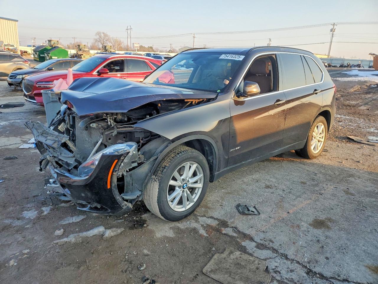 2015 BMW X5 xDrive35i, VIN 5UXKR0C50F0K53123 — Front end