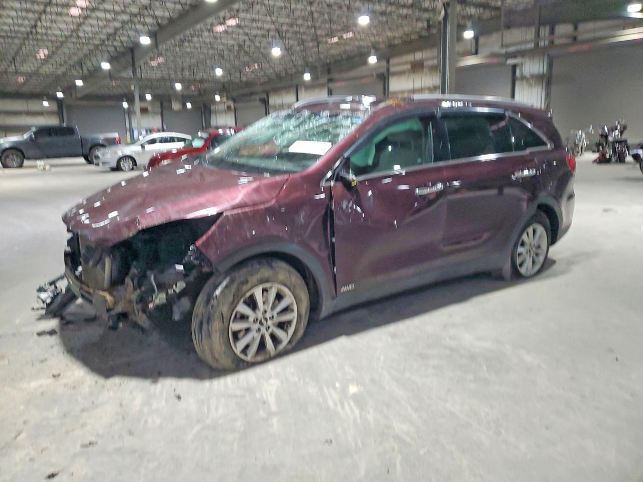 2019 Kia Sorento LX, VIN 5XYPGDA36KG559351 — Front end