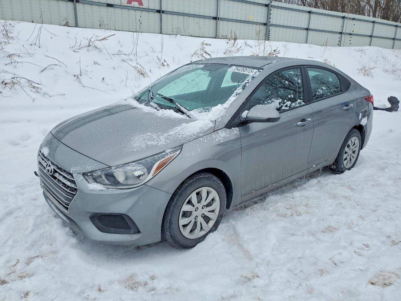 2022 Hyundai Accent SE, VIN 3KPC24A6XNE182922 — Rear end