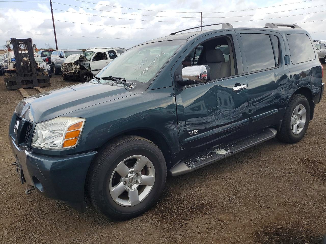 2005 Nissan Armada SE, VIN 5N1AA08B25N727959 — Front end