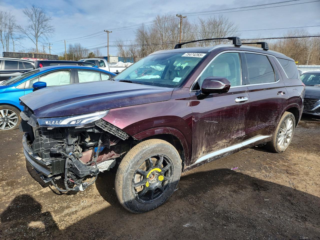 2020 Hyundai Palisade Limited, VIN KM8R5DHE0LU165670 — Front end
