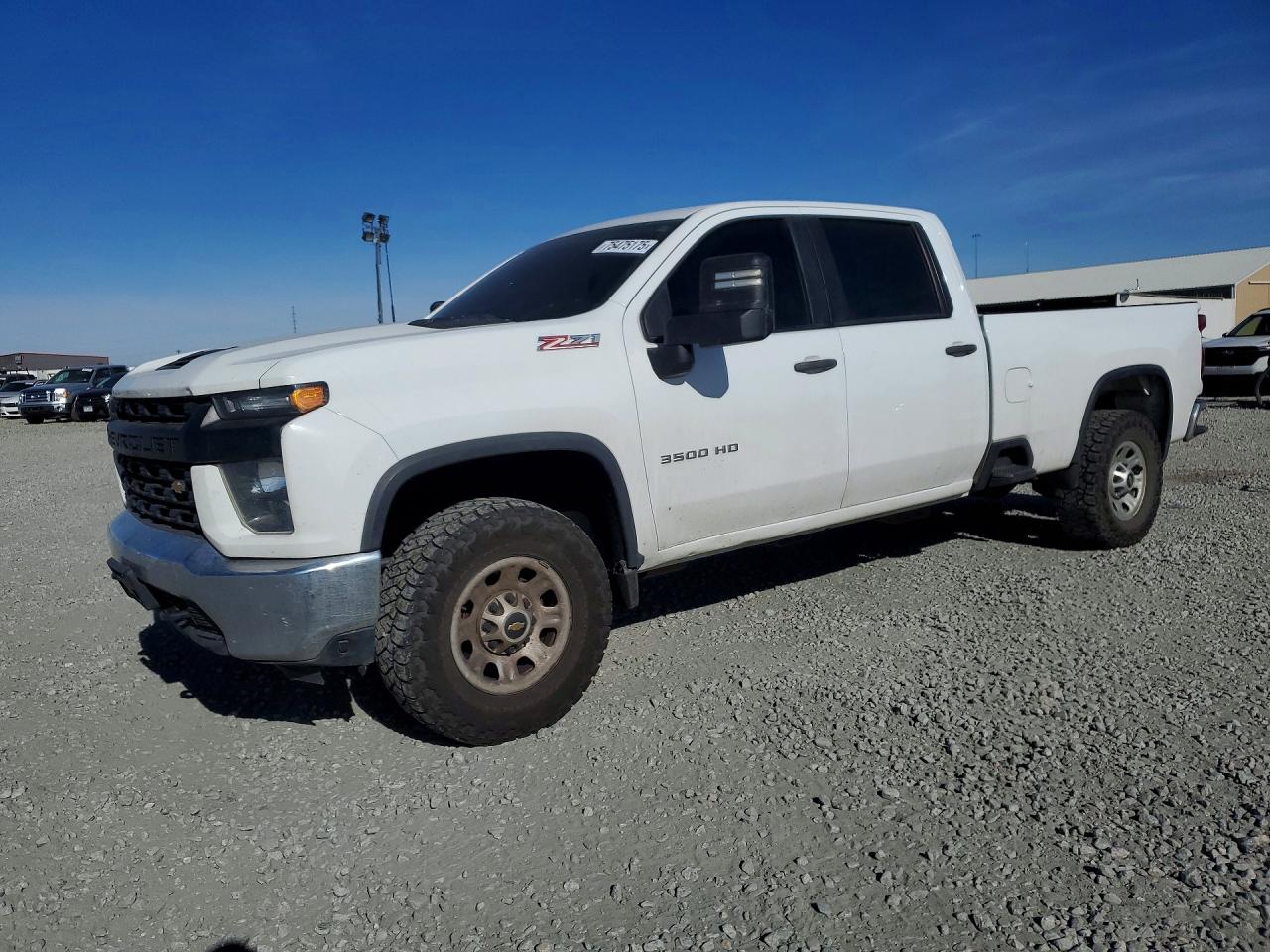 2021 Chevrolet Silverado 3500HD Work Truck, VIN 1GC4YSEYXMF232063 — Frame damage