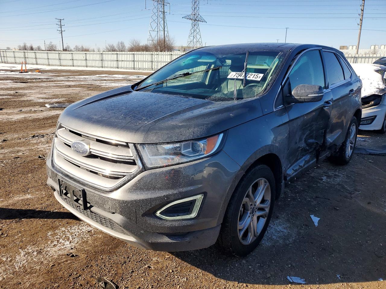 2017 Ford Edge Titanium, VIN 2FMPK4K82HBB34923 — Side
