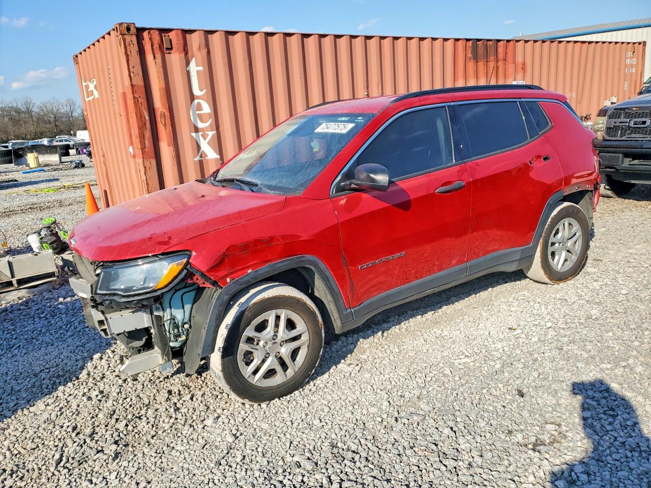 2020 Jeep Compass Sport, VIN 3C4NJCAB3LT199069 — Front end