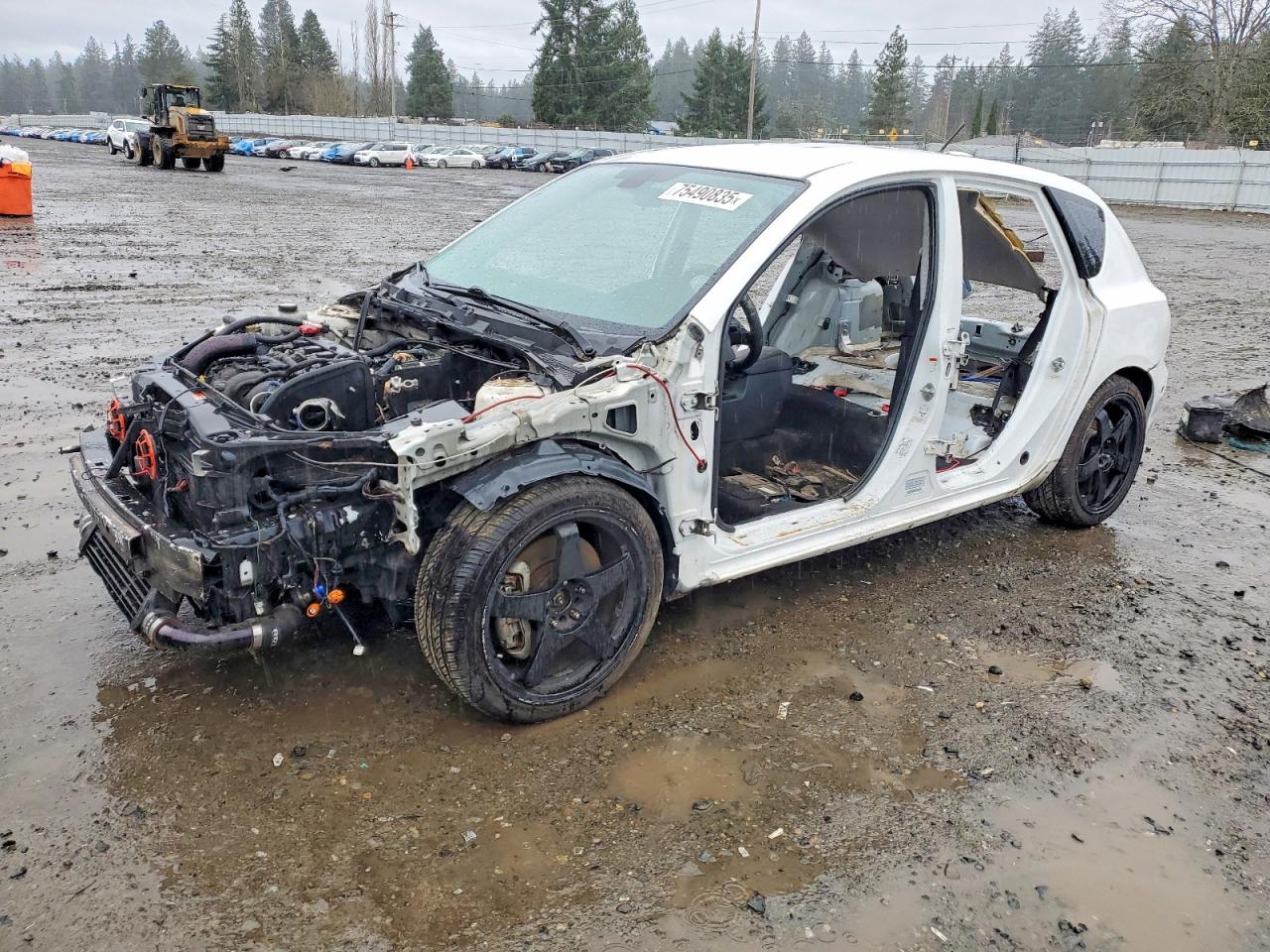 2008 Mazda 3 Mazdaspeed3 Sport, VIN JM1BK34L481782074 — Stripped