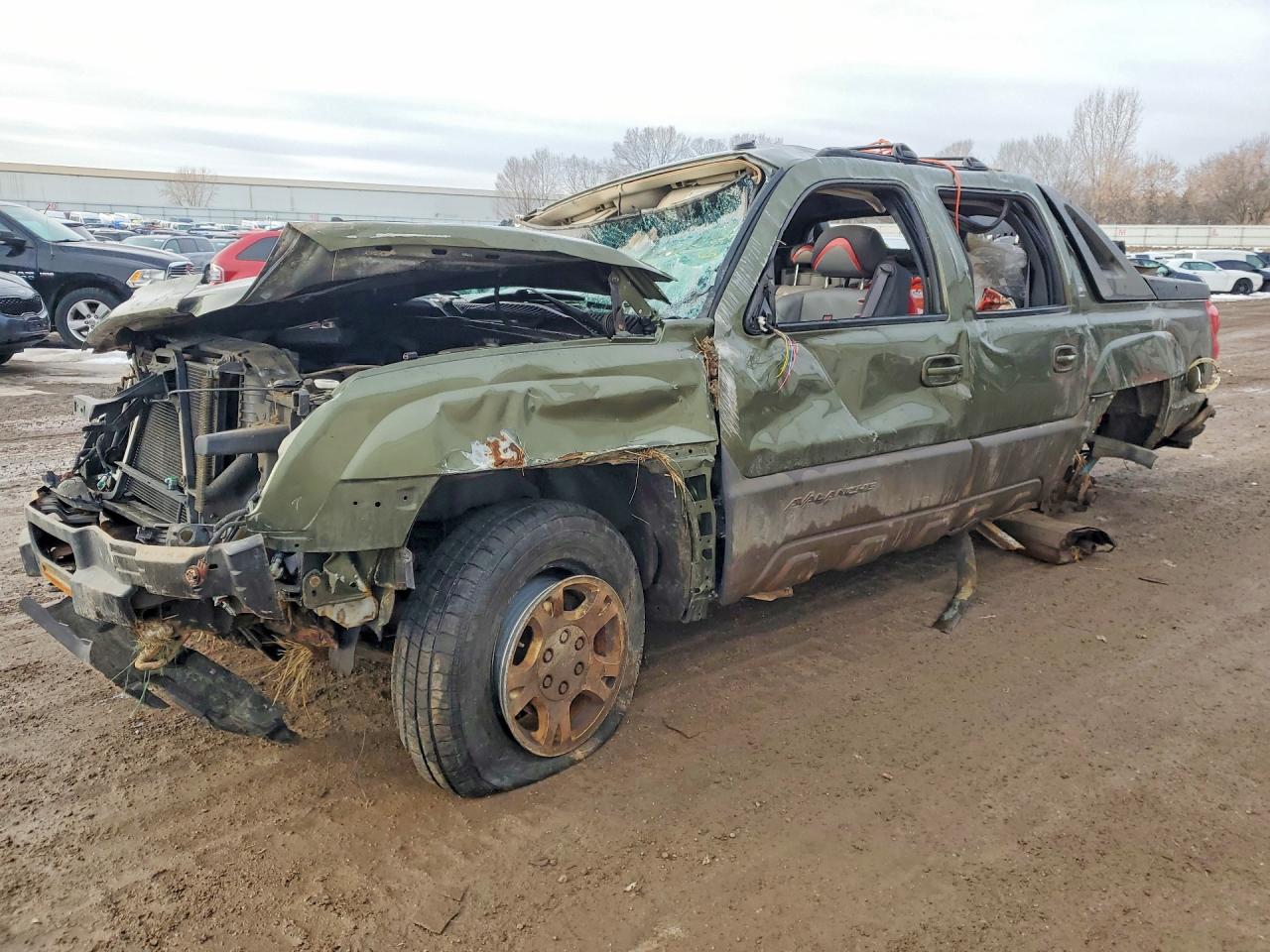 2003 Chevrolet Avalanche, VIN 3GNEK13TX3G179781 — Опрокидывание