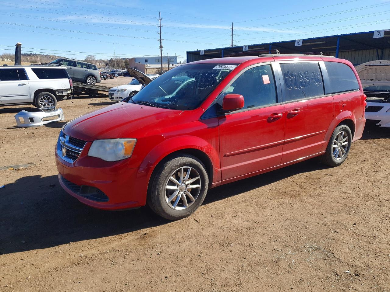 2014 Dodge Grand Caravan SXT, VIN 2C4RDGCG2ER389265 — Minor dents and scratches