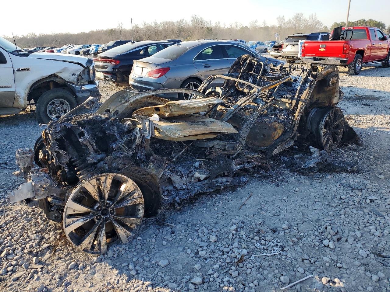 2019 Jaguar F-Pace S, VIN SADCM2FV3KA394451 — Пожар