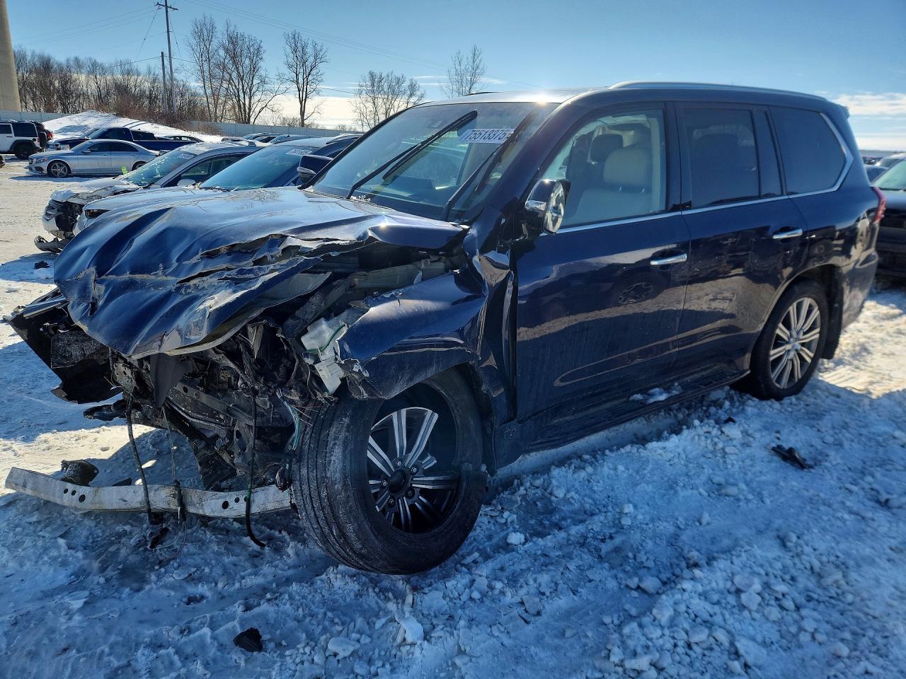2016 Lexus LX 570, VIN JTJHY7AX2G4187693 — Front end