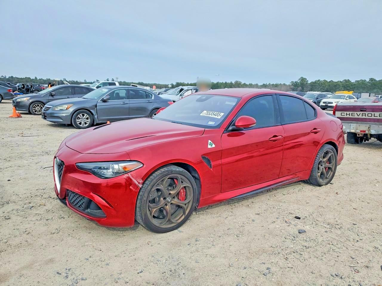 2017 Alfa Romeo Giulia, VIN ZARFAEAV4H7560207 — Вода / потоп