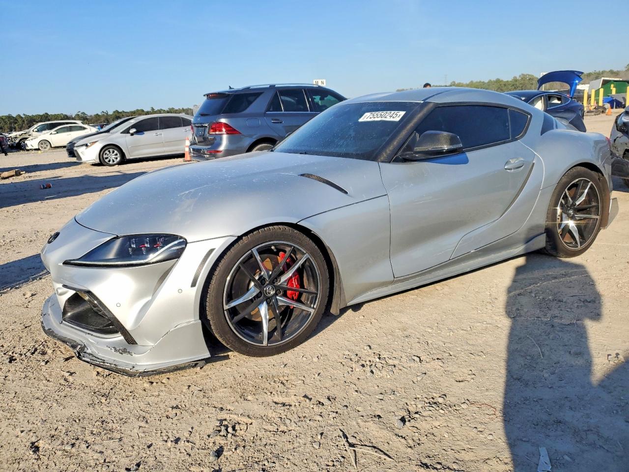 2021 Toyota Supra 3.0, VIN WZ1DB0C0XMW043840 — Front end