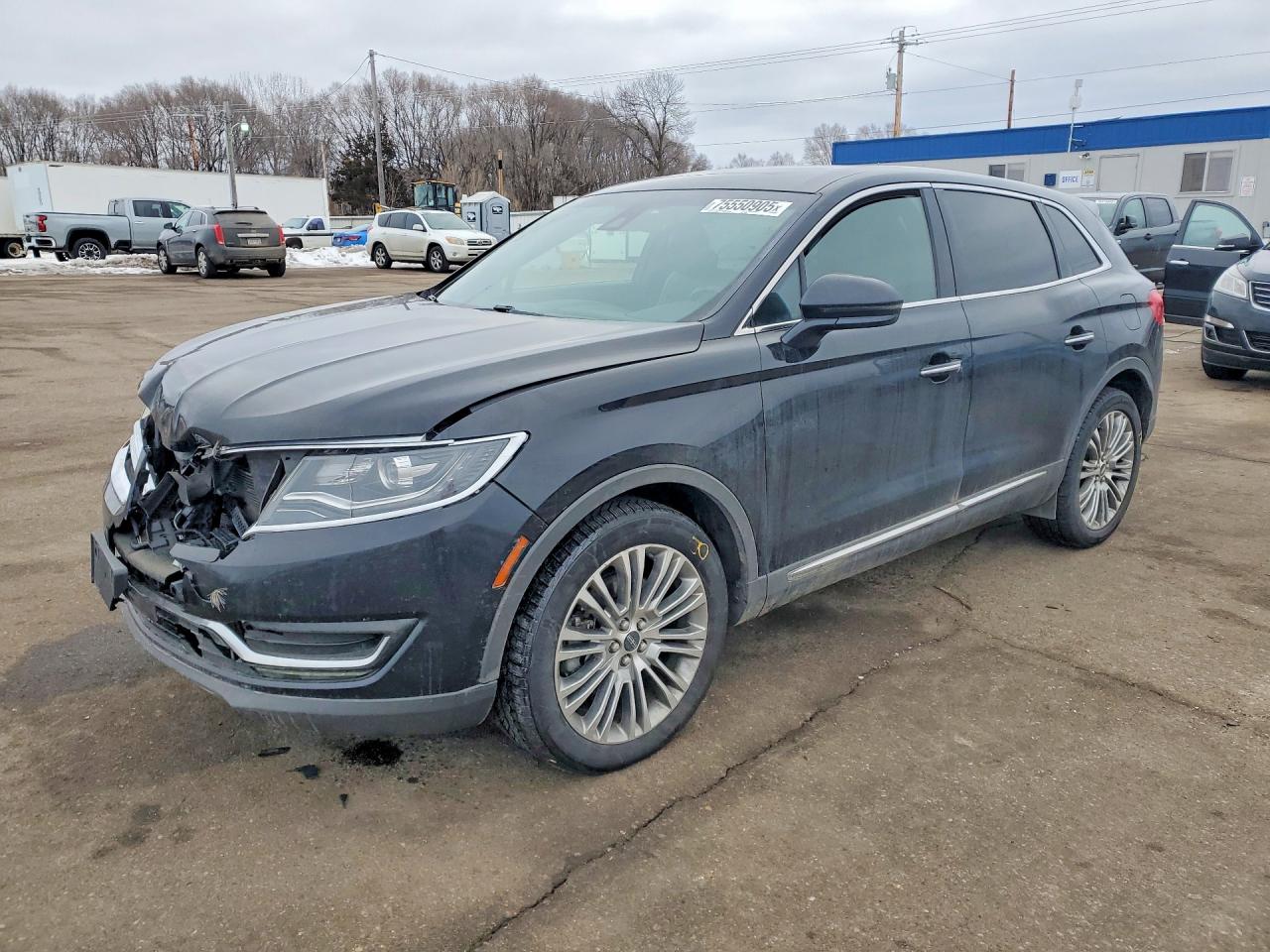 2017 Lincoln MKX Reserve, VIN 2LMPJ8LR0HBL49836 — Frame damage