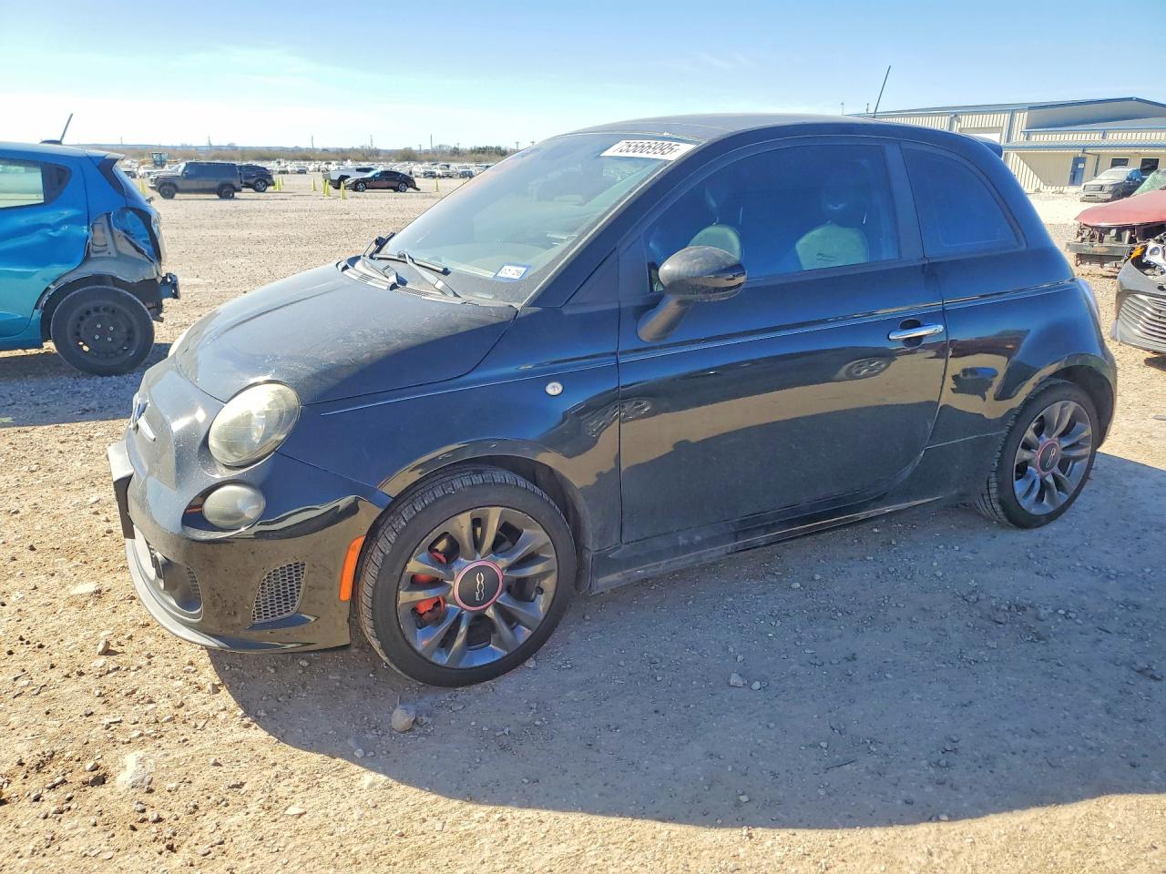 2015 FIAT 500 Turbo, VIN 3C3CFFHH8FT528555 — Side