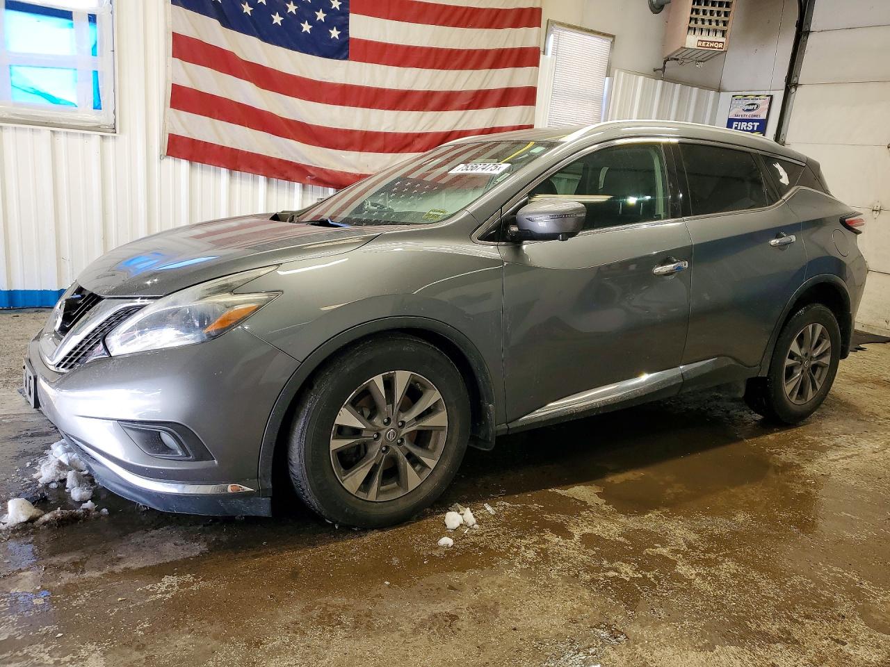 2018 Nissan Murano SV, VIN 5N1AZ2MH1JN132920 — Front end